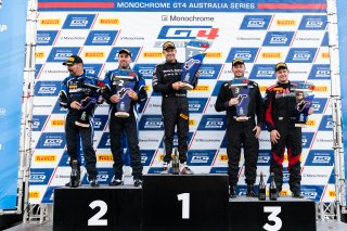 Am Cup Podium, Race 1 l © Race Project l Daniel Kalisz | GT4 Australia