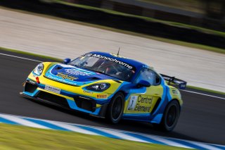 #1 - Method Motorsport - Shane Smollen - Lachlan Mineeff - Porsche 718 Cayman GT4 CS l © Race Project l Daniel Kalisz | GT4 Australia