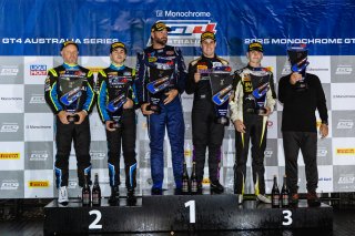 Silver-Am Cup Podium, Queensland Raceway, Race 1 l © Race Project l Daniel Kalisz | GT4 Australia