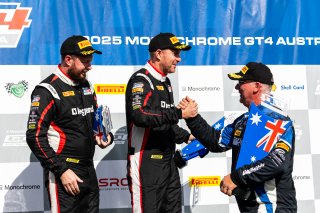Monochrome GT4 Australia - Race 2 Podium  | © Race Project | Daniel Kalisz | Daniel Kalisz
