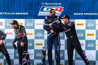 Monochrome GT4 Australia - Race 1 Podium | © Race Project | Daniel Kalisz | Daniel Kalisz