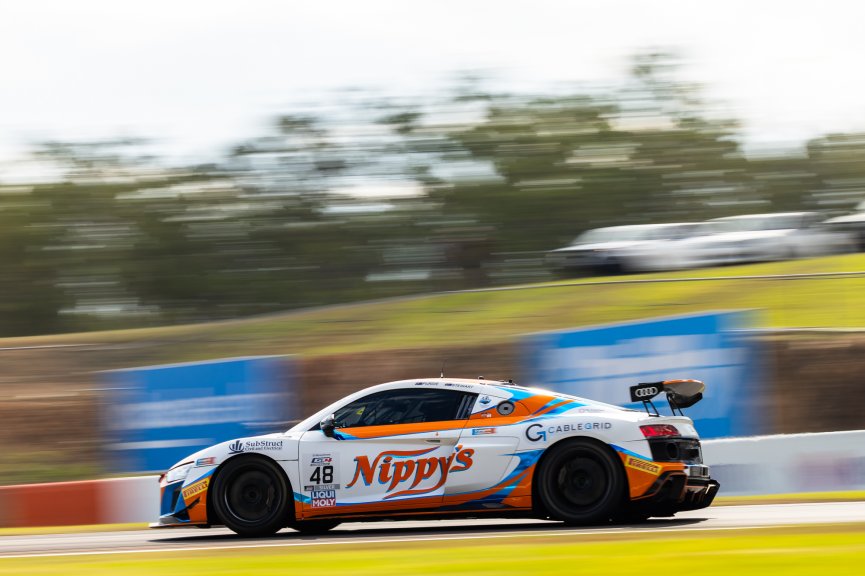 #48 - Purdie Racing / Team BRM - Blake Purdie - Jobe Stewart - Audi R8 LMS GT4 l &copy; Jack Martin Photography
