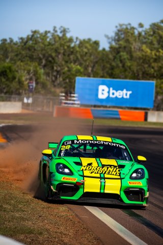 #28 - Norganic Proteins - Caleb Paterson - Kent Quinn - Porsche 718 Cayman GT4 RS CS l &copy; Jack Martin Photography | &copy; Jack Martin Photography