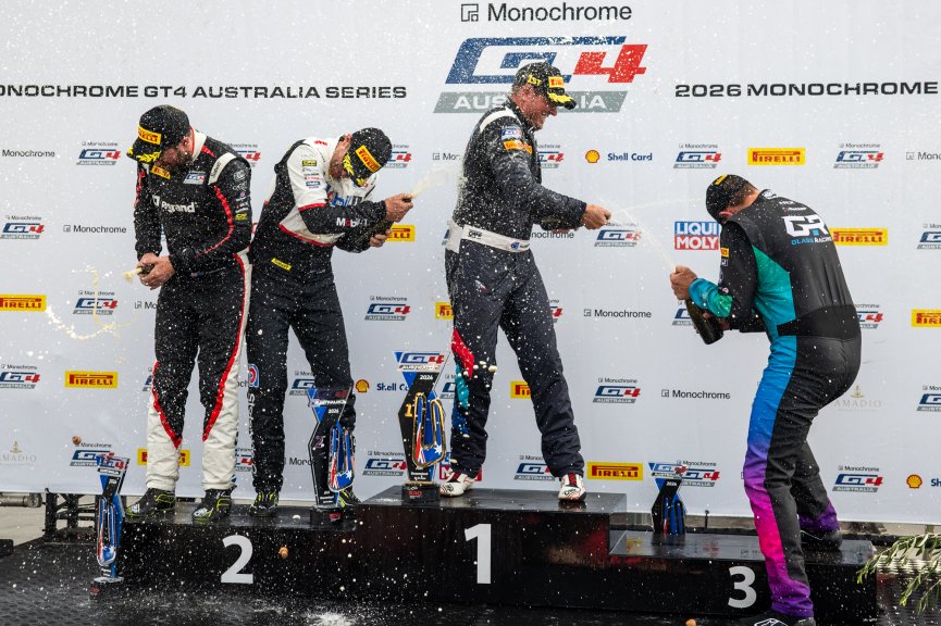 Monochrome GT4 Australia - Am Cup Podium