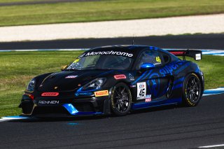 #46 - Aperitif Racing - Jensen Shearer - Porsche 718 Cayman GT4 RS CS | | &copy; Jack Martin Photography |