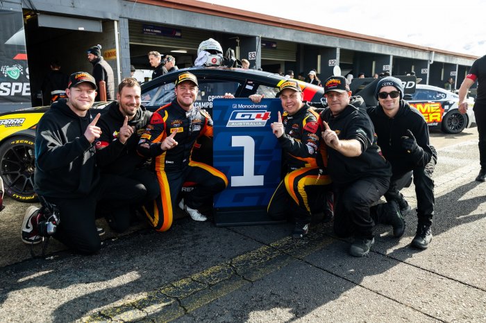 Dean Campbell and Cameron Crick familiarity key behind strong Monochrome GT4 Australia start