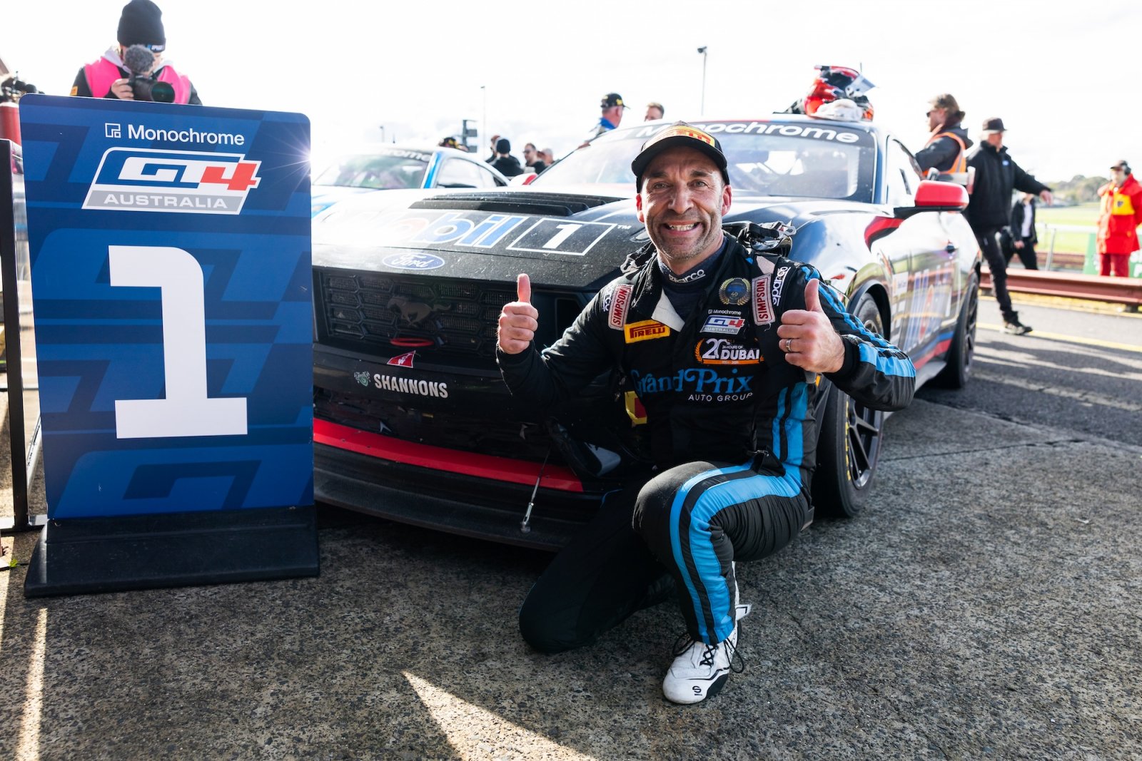 Race-winning Jake Camilleri completes Gomersall Motorsport trio of Ford Mustangs