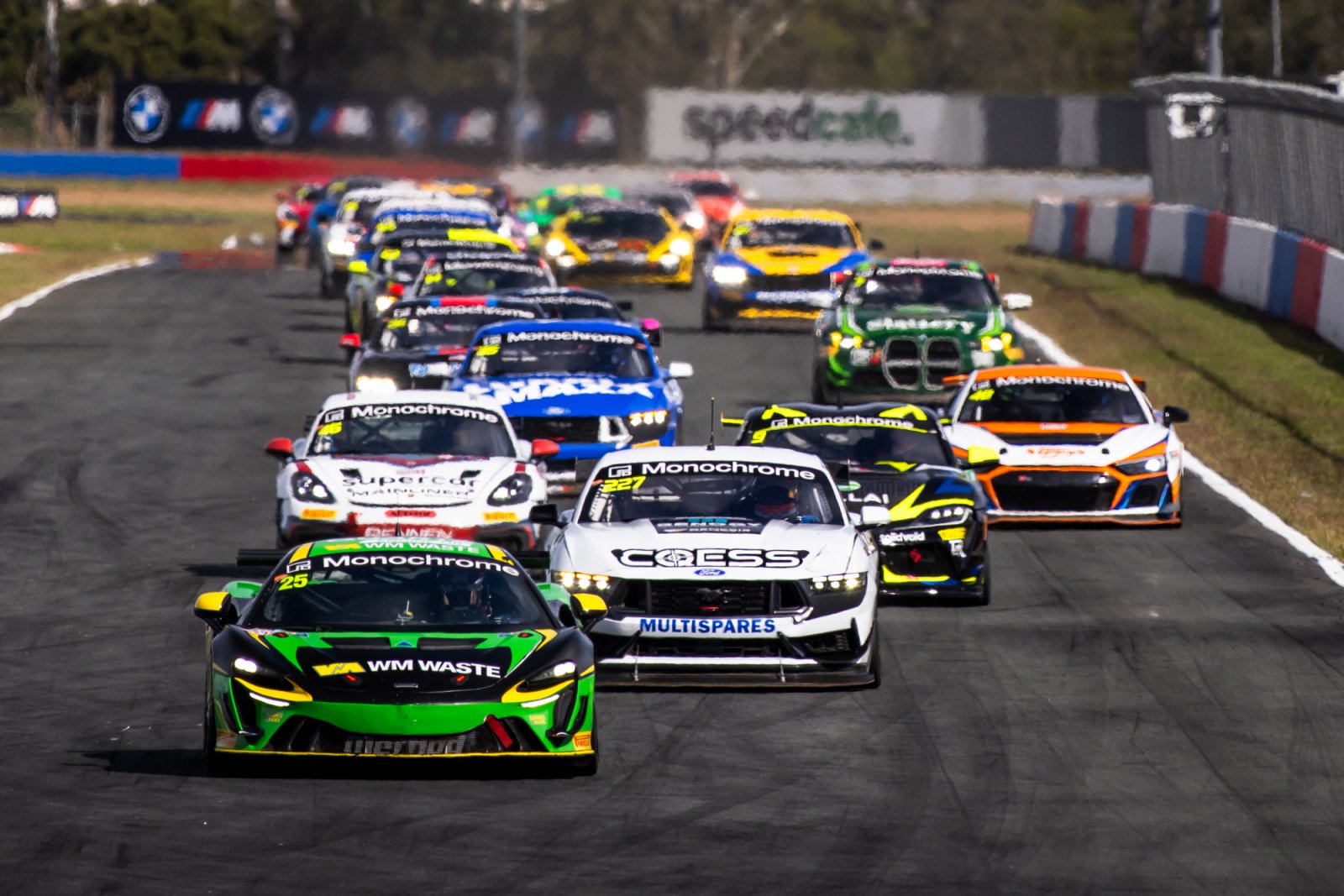 Monochrome GT4 Australia wraps up Queensland with entertaining outing