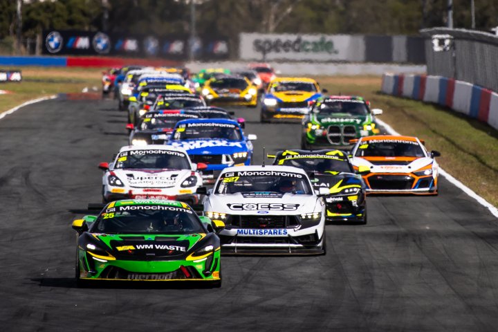 Monochrome GT4 Australia wraps up Queensland with entertaining outing