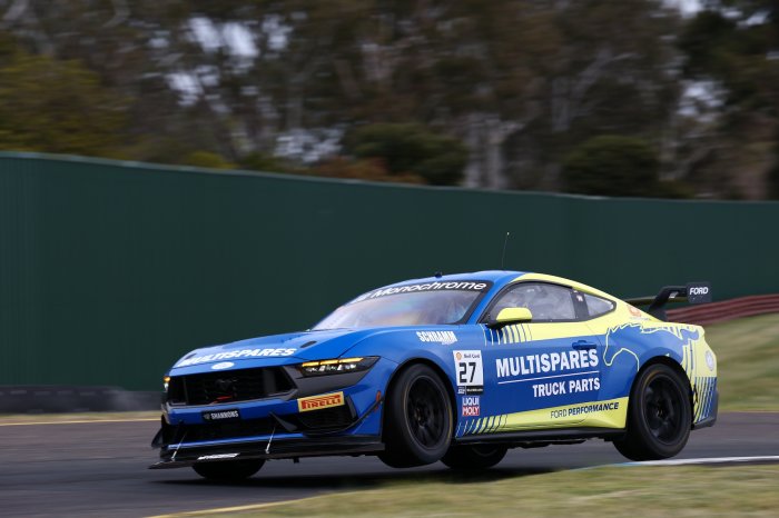 Cameron and Hansford lead intriguing Monochrome GT4 Australia Practice 1 results at Sandown 