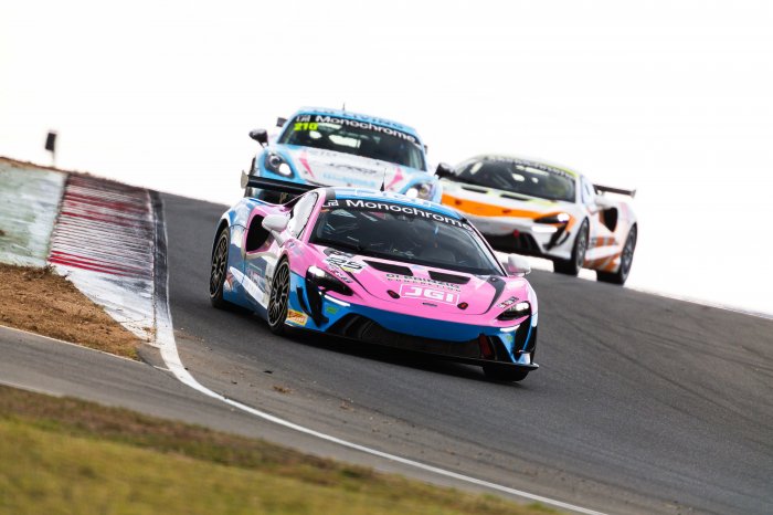 Tom Hayman and Marcos Flack charge to Monochrome GT4 Australia victory at The Bend